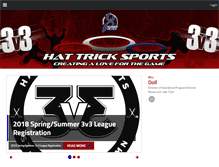 Tablet Screenshot of hattrickarena.com